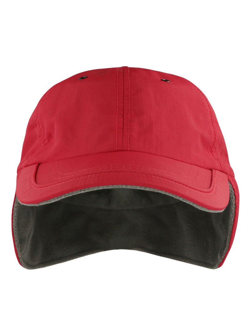 Casquette à rabat techno - atlantis headwear Rouge - Kiabi