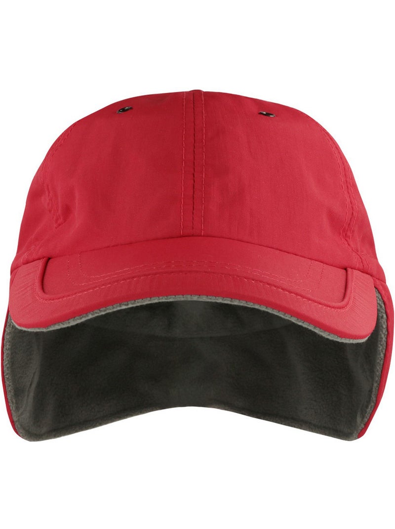 Casquette à rabat techno - atlantis headwear Rouge - Kiabi