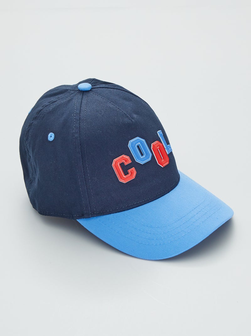 Casquette à visière contrastante bleu - Kiabi