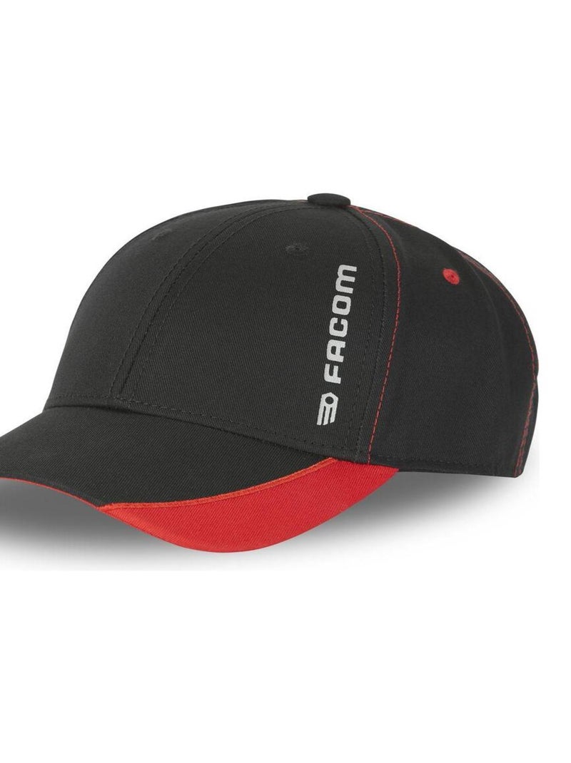 Casquette active avec coutures renforcées ajustable Facom Noir - Kiabi