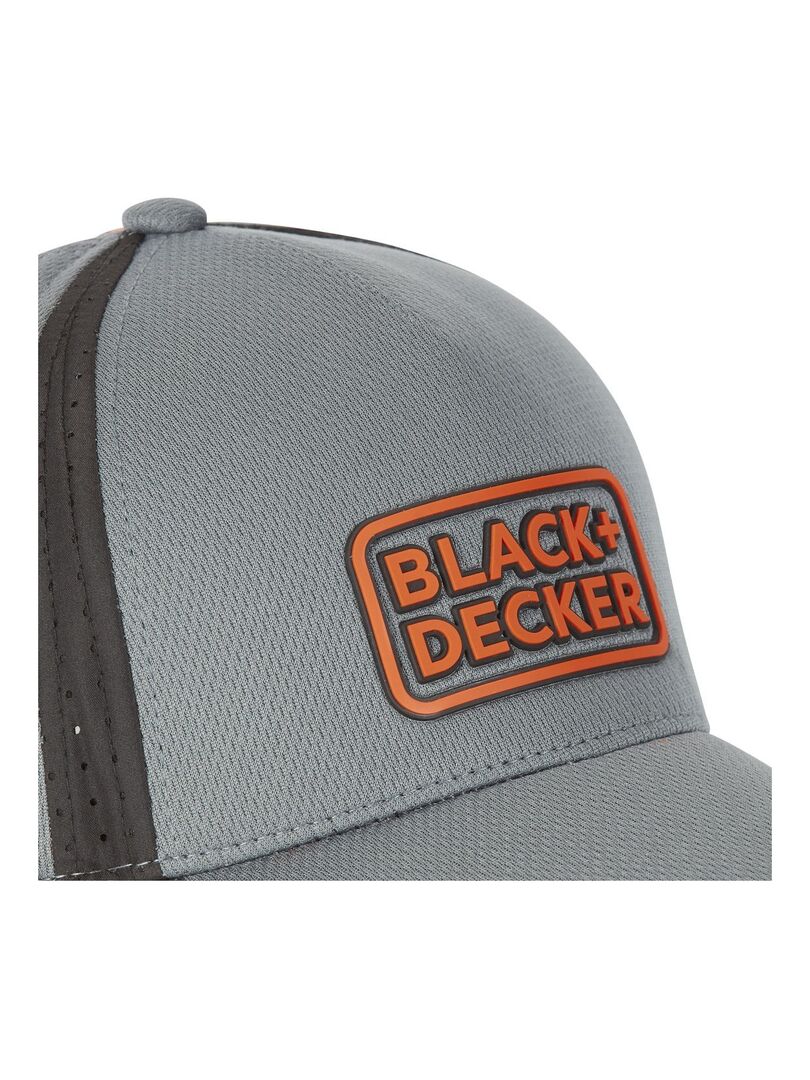 Casquette active couture renforcées ajustable Black & Decker - Gris - Kiabi  - 19.90€