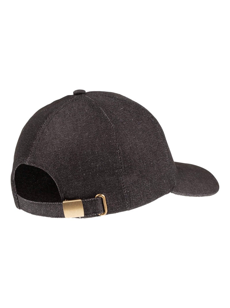 Casquette ajustable jean mixte adulte Noir - Kiabi
