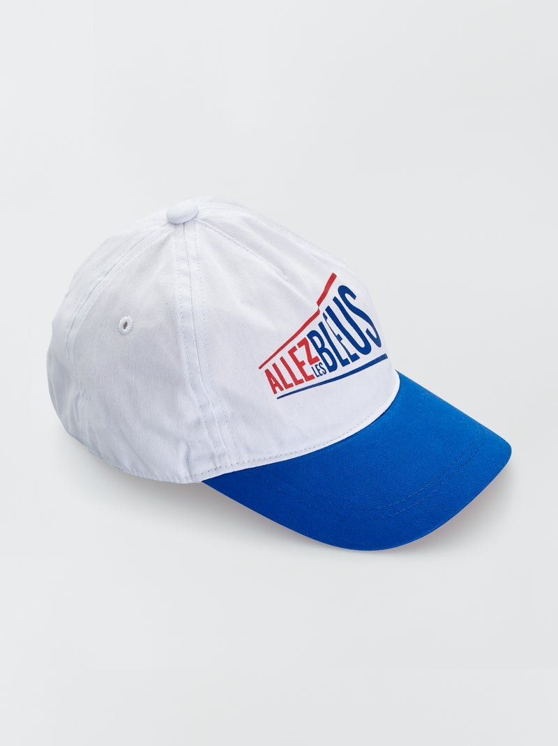 Casquette 'Allez les bleus' Bleu - Kiabi