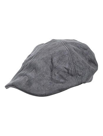 Casquette aspect daim