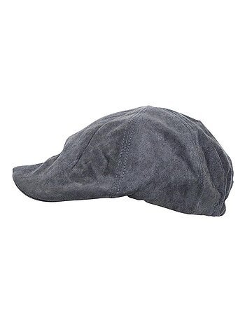 Casquette aspect daim