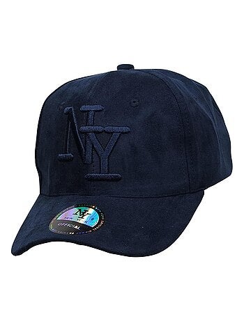 Casquette aspect daim NY Fashion Baseball