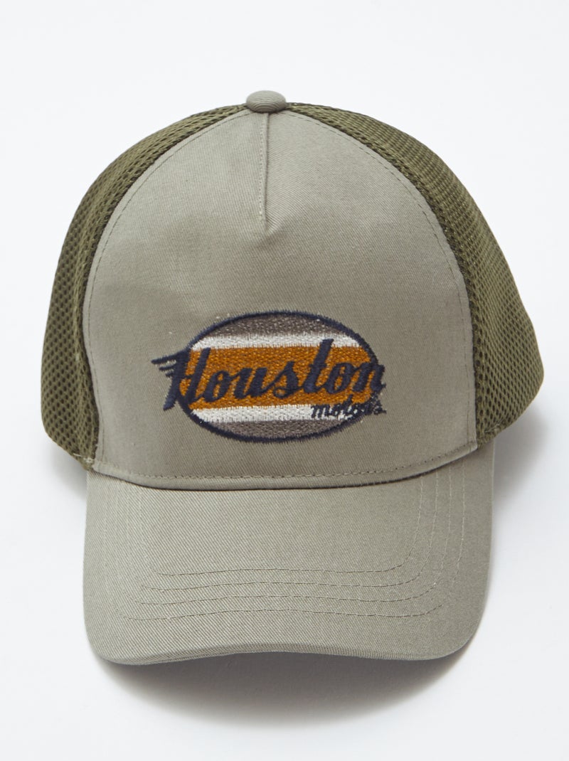 Casquette avec broderie KAKI - Kiabi