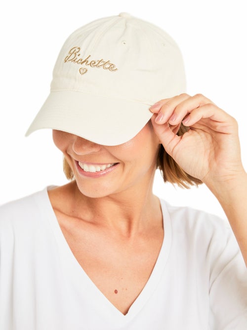 Casquette avec broderie message - Kiabi