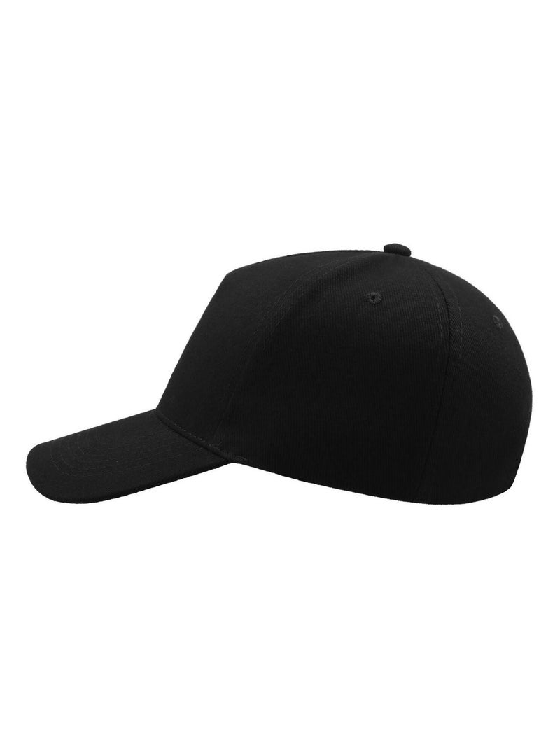Casquette avec fermoir en scratch liberty five - mixte - atlantis Noir - Kiabi