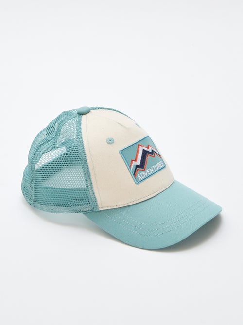 Casquette avec filet + broderie devant - Kiabi