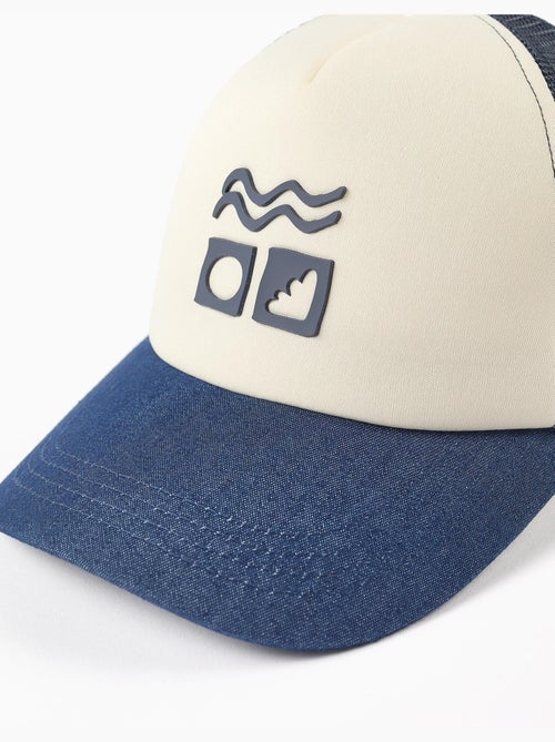 Casquette avec imprimé en relief et maille - Kiabi