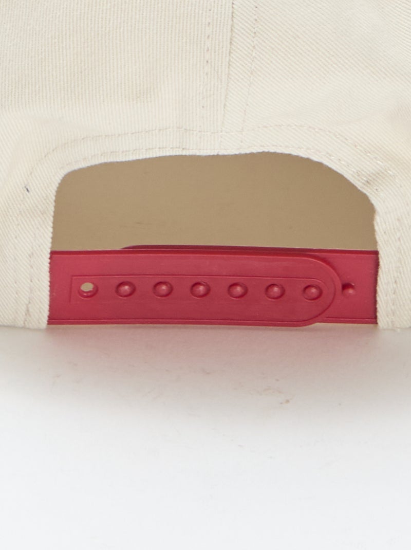 Casquette avec inscription Beige - Kiabi