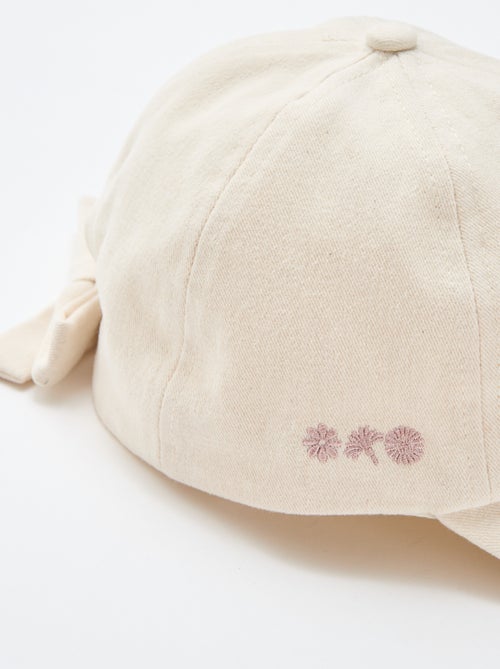 Casquette avec nœud fantaisie à la base - Kiabi