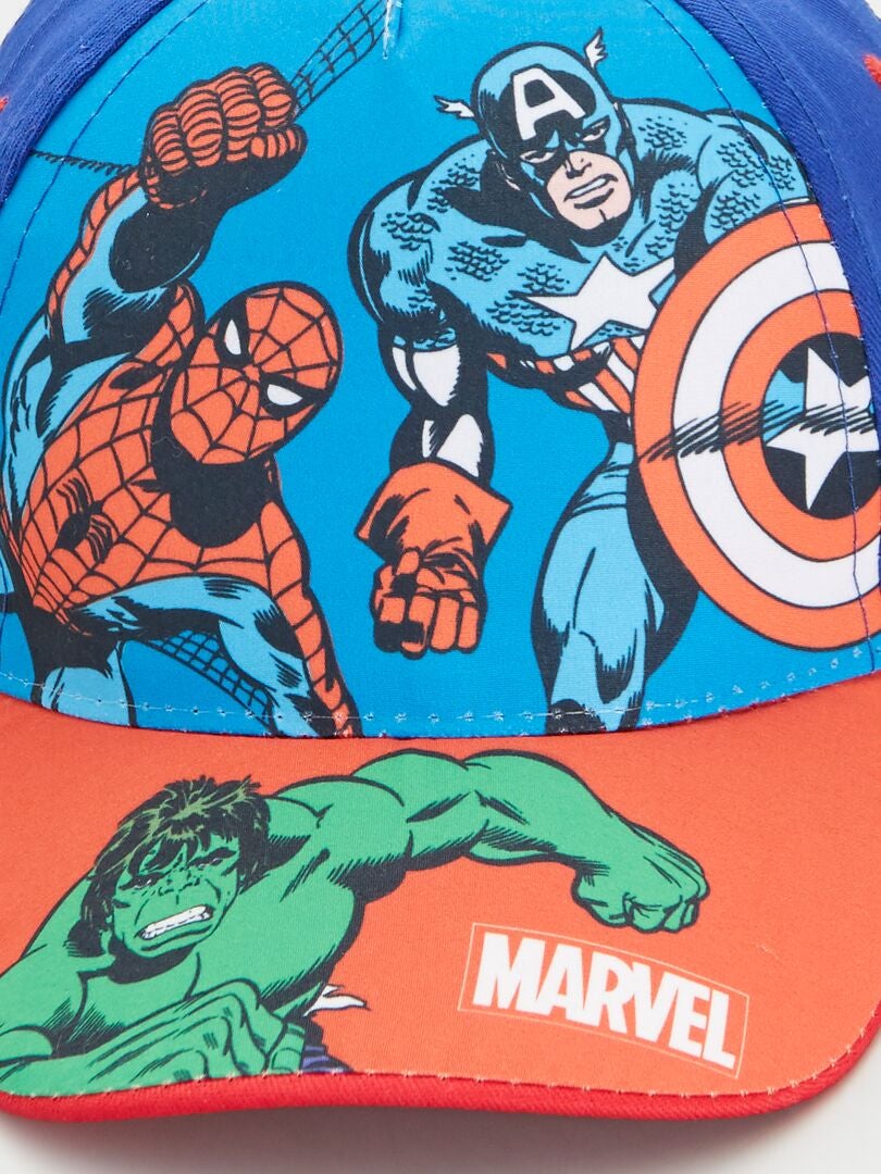 Casquette 'Avengers' en toile bleu - Kiabi