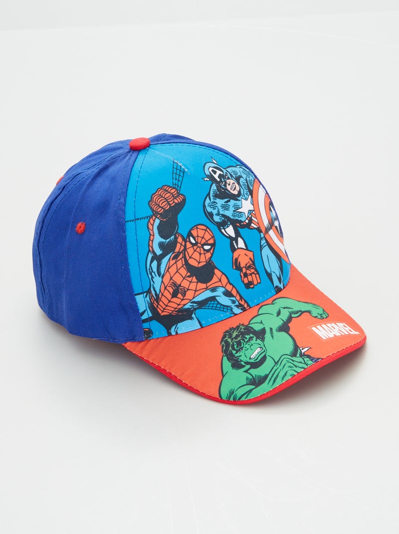 Casquette 'Avengers' en toile bleu - Kiabi