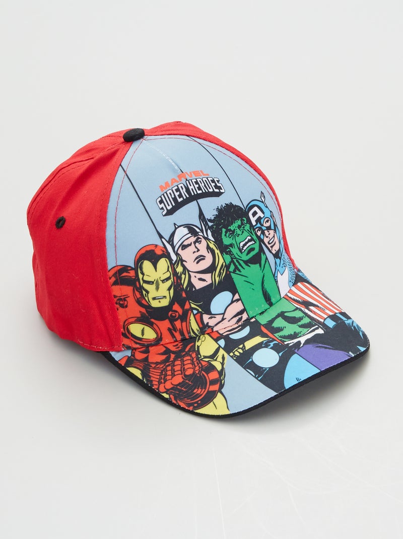 Casquette 'Avengers' en toile Rouge - Kiabi