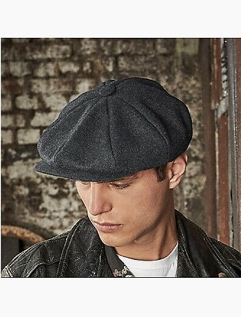 Casquette baker boy unisexe en laine melton pour adultes - beechfield