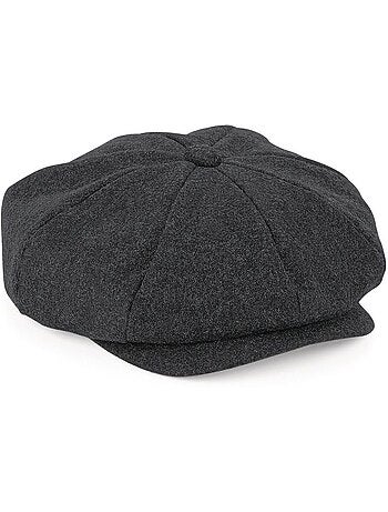 Casquette baker boy unisexe en laine melton pour adultes - beechfield