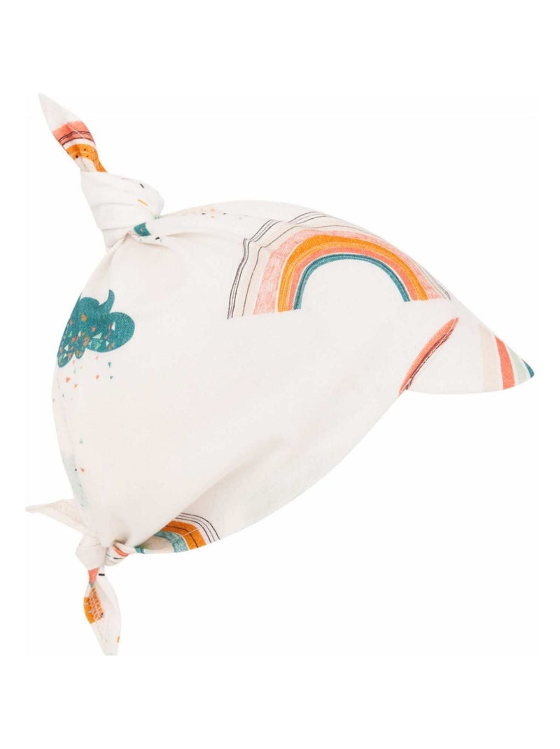 Casquette bandana bébé en bambou, ARC-EN-CIEL Blanc - Kiabi