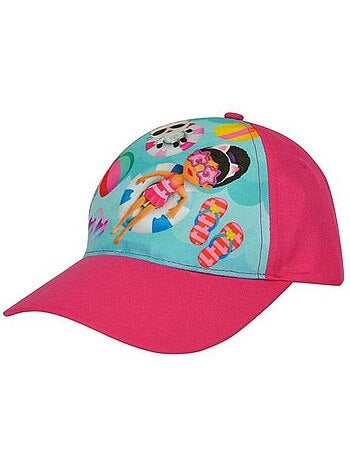 Casquette baseball - disney - gabby's dollhouse - rose - taille 51 cm réglable - 100% polyester