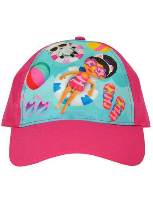 Casquette baseball - disney - gabby's dollhouse - rose - taille 51 cm réglable - 100% polyester - Kiabi