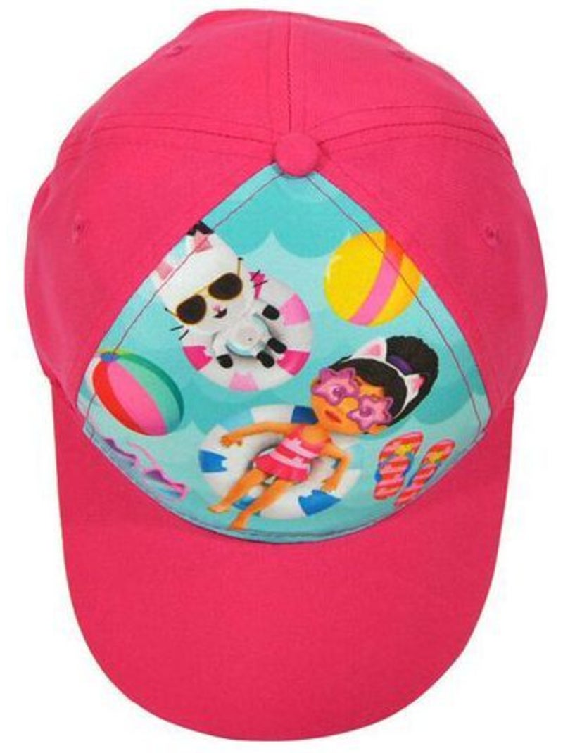 Casquette baseball - disney - gabby's dollhouse - rose - taille 51 cm réglable - 100% polyester Rose - Kiabi