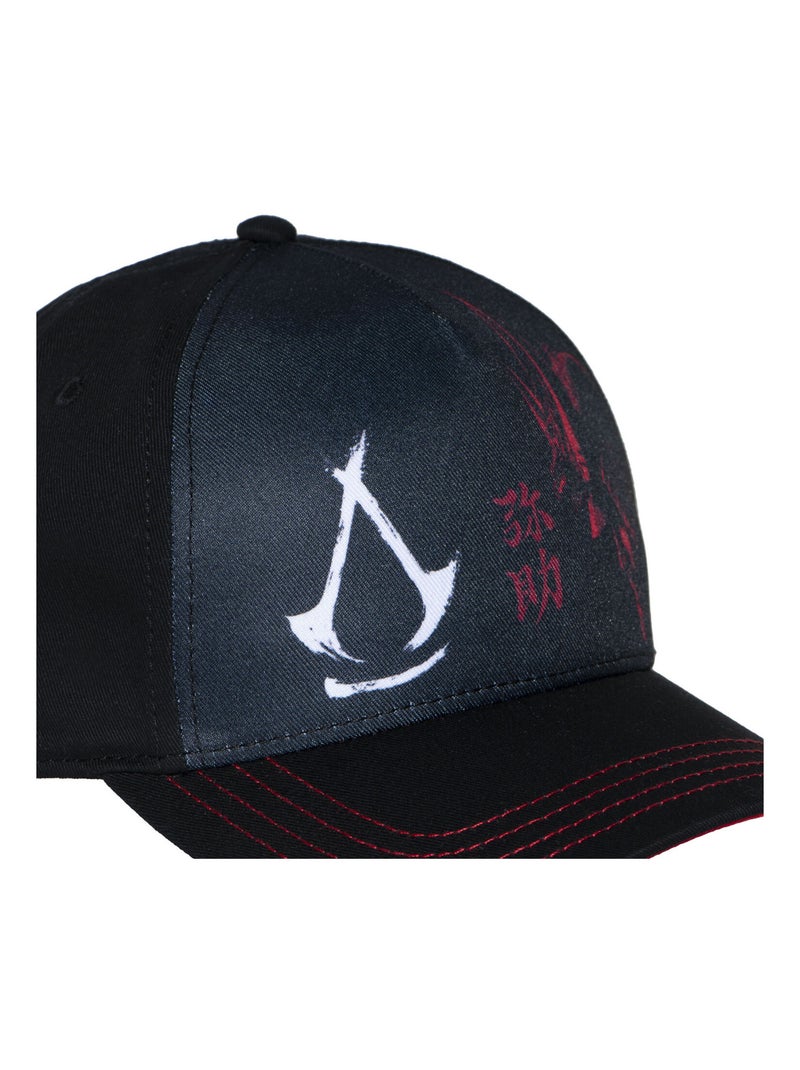 Casquette  Baseball adulte Assassin's Creed Samuraï Freegun Noir Rouge - Kiabi