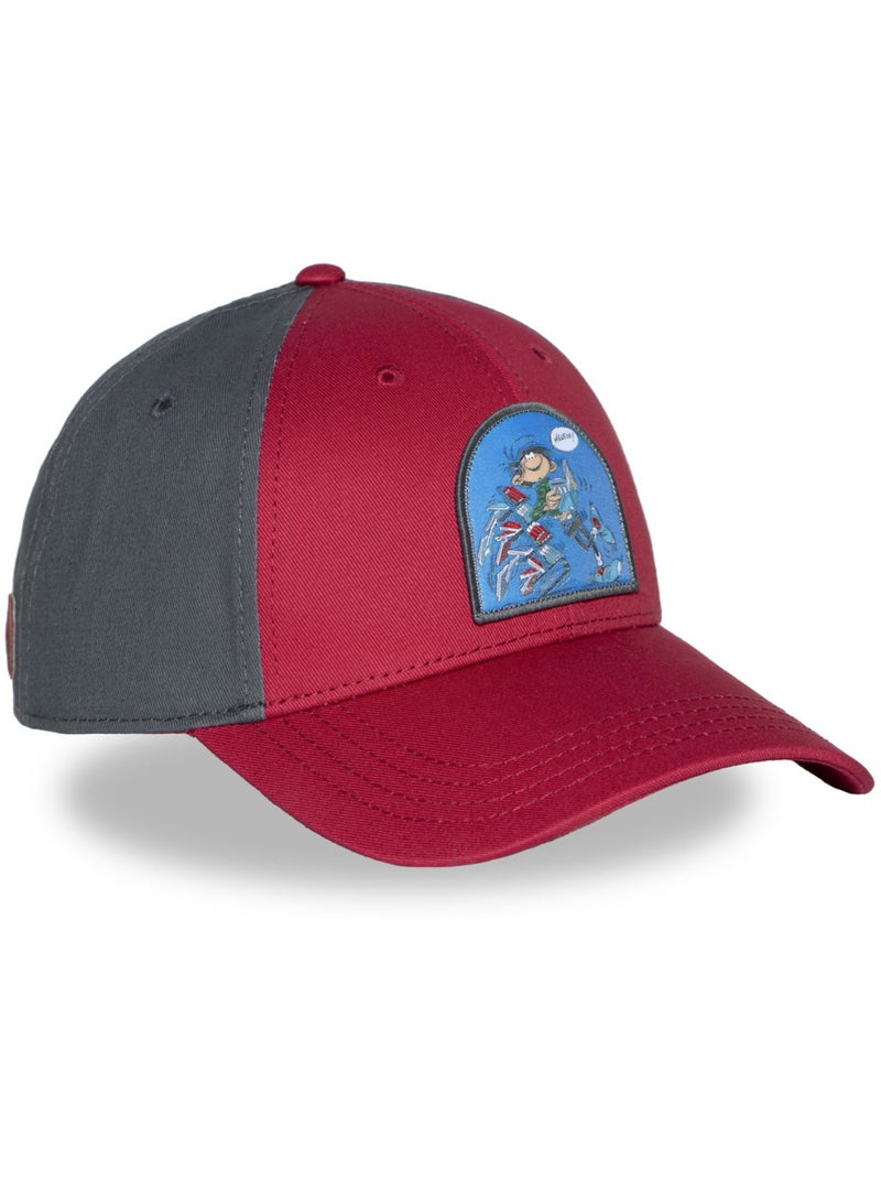 Casquette baseball adulte Gaston Lagaffe Gaston 2 Freegun Rouge - Kiabi