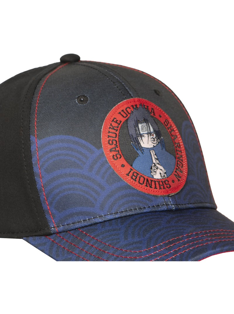 Casquette  Baseball adulte Naruto Sasuke Freegun Noir - Kiabi