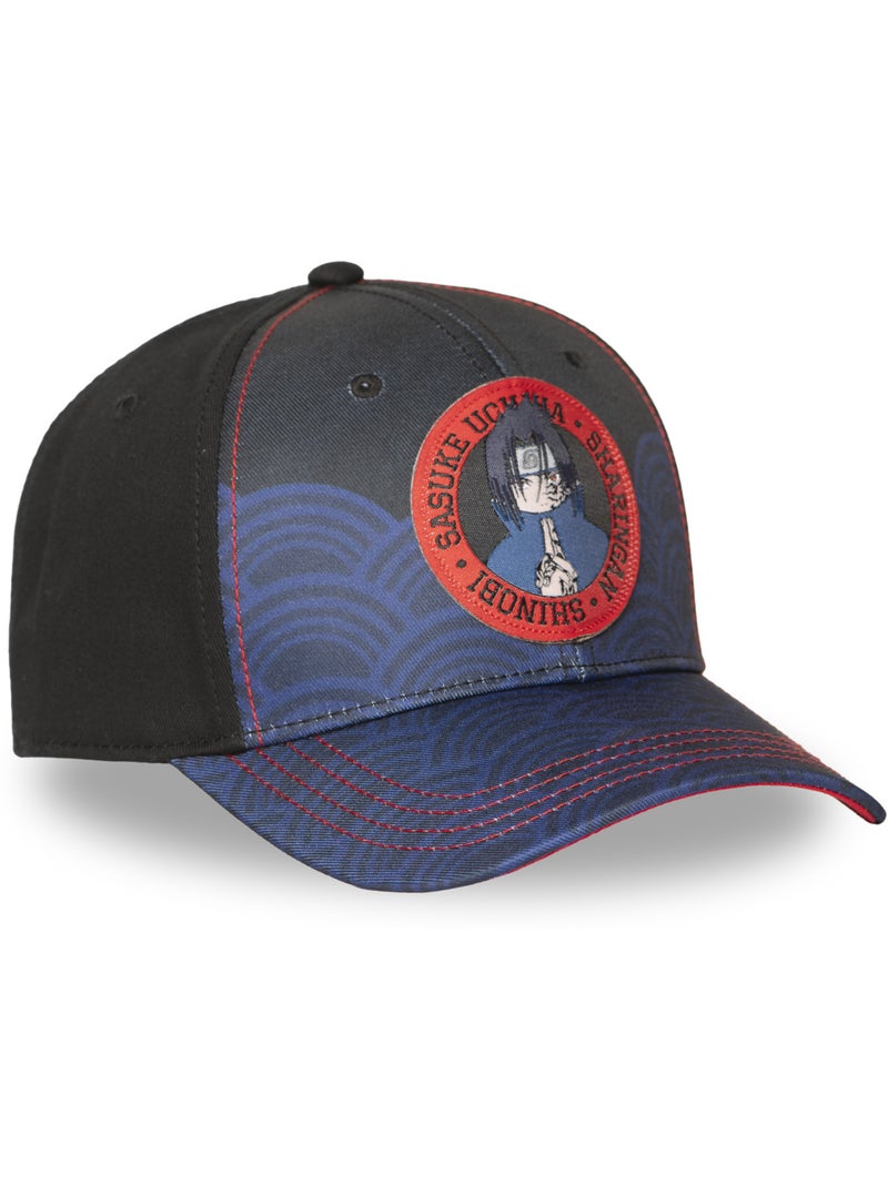 Casquette  Baseball adulte Naruto Sasuke Freegun Noir - Kiabi