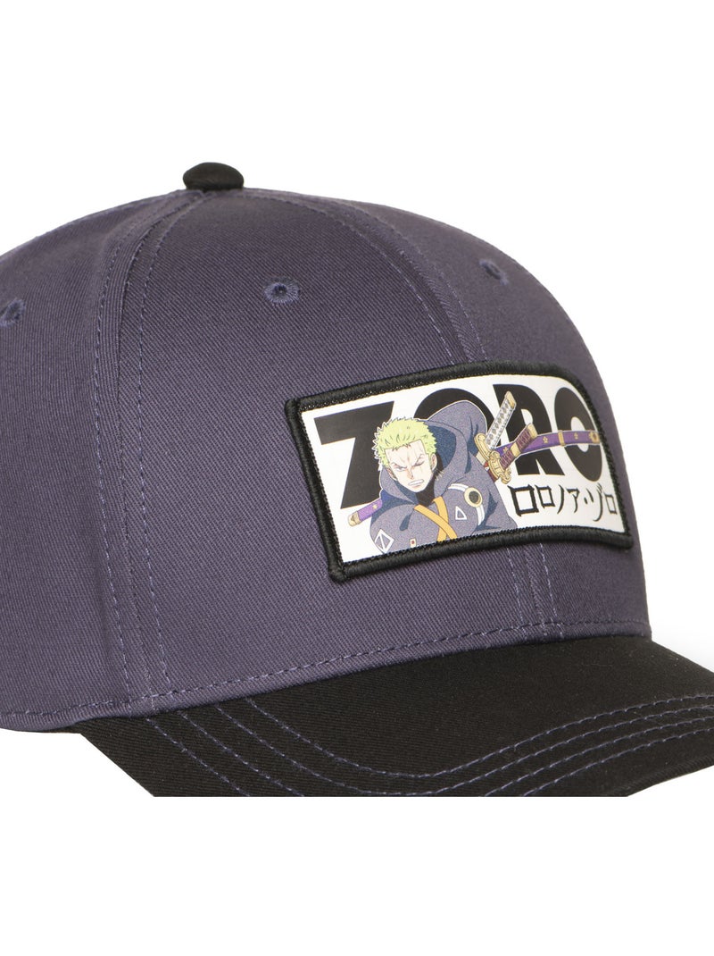 Casquette  Baseball adulte One Piece Zoro Freegun Gris - Kiabi