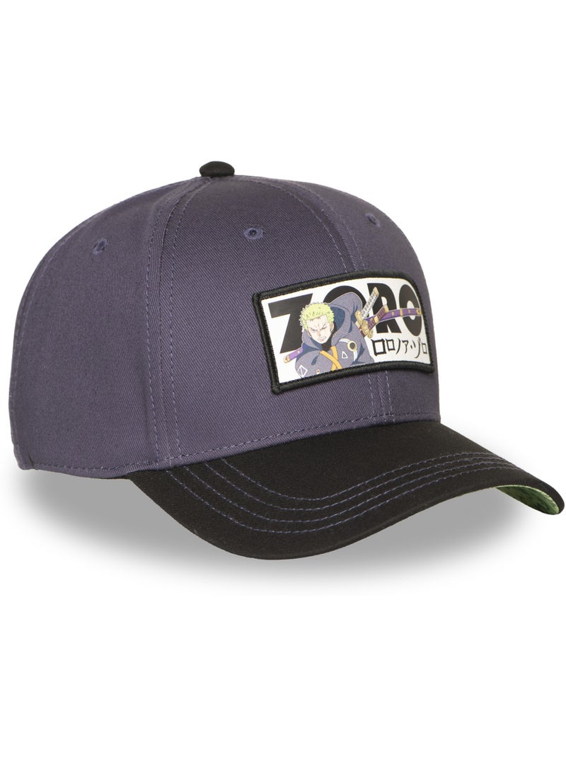 Casquette  Baseball adulte One Piece Zoro Freegun Gris - Kiabi