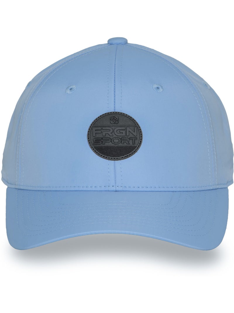Casquette baseball avec écusson rond PU et réglage par cordon FRGN Freegun Bleu - Kiabi