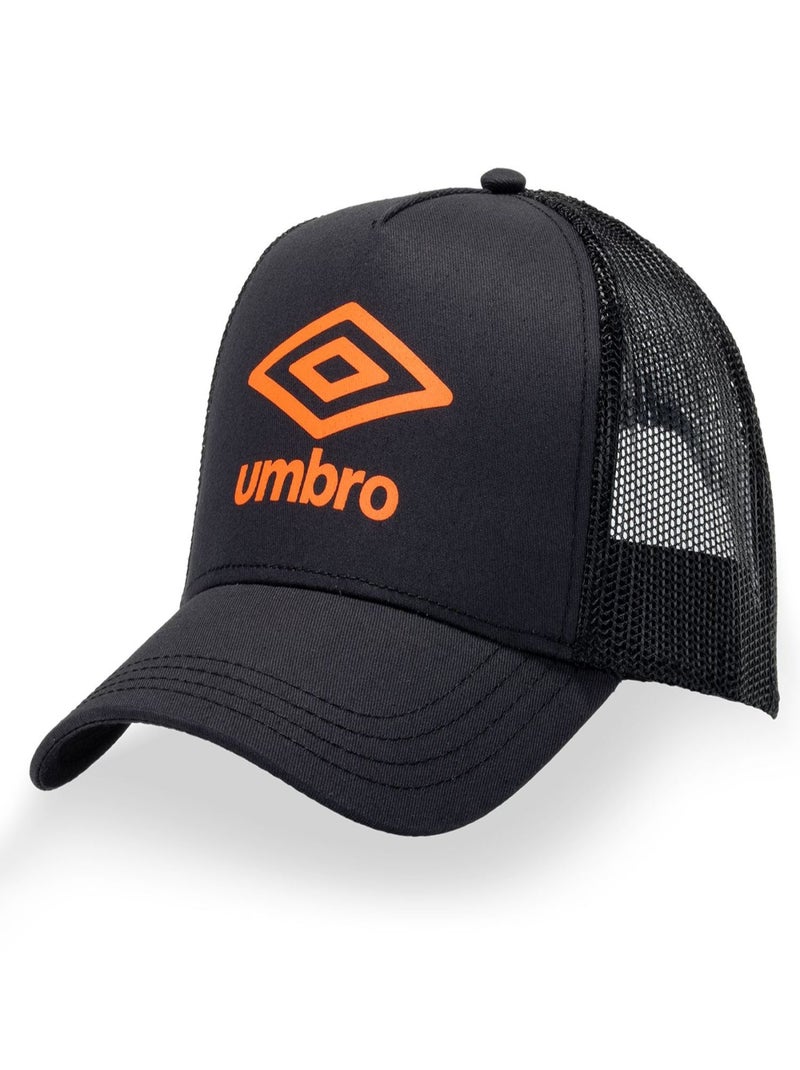 Casquette baseball avec filet Net Umbro Gris Orange clair - Kiabi