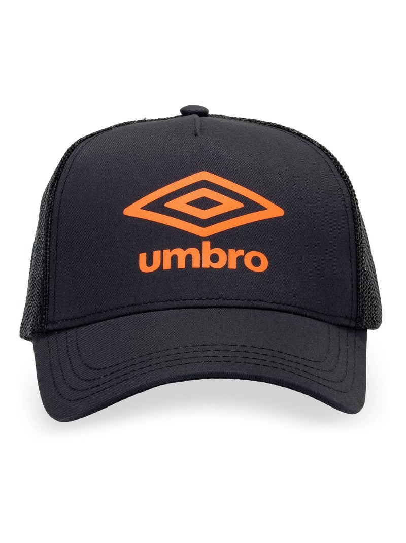 Casquette baseball avec filet Net Umbro Gris Orange clair - Kiabi