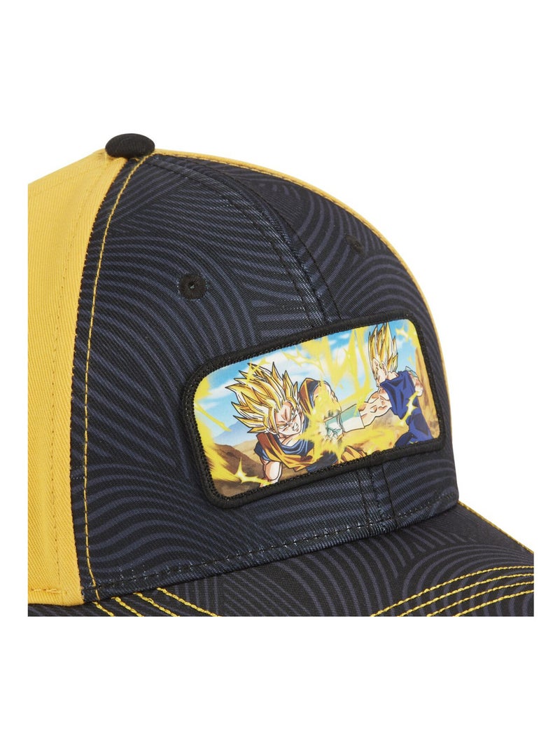 Casquette baseball Dragon Ball Z Vegeto Freegun Noir Jaune - Kiabi
