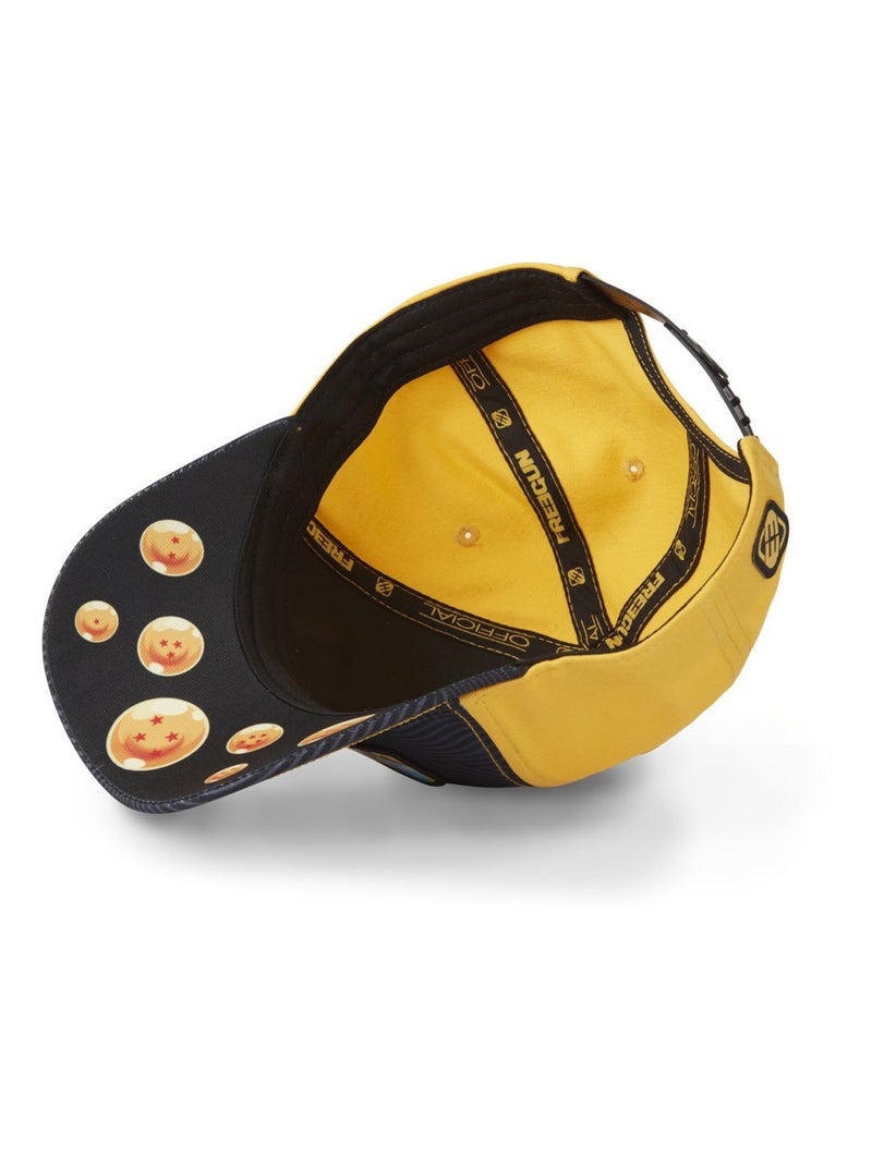 Casquette baseball Dragon Ball Z Vegeto Freegun Noir Jaune - Kiabi