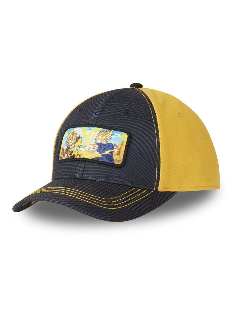 Casquette baseball Dragon Ball Z Vegeto Freegun Noir Jaune Gris - Kiabi