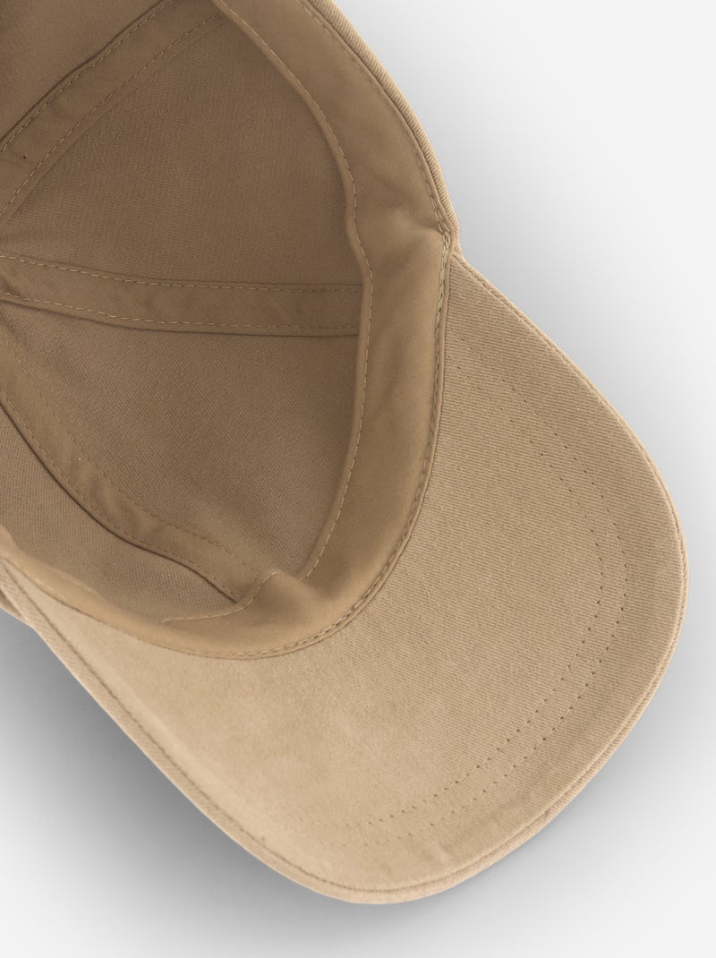 Casquette baseball en coton Beige - Kiabi