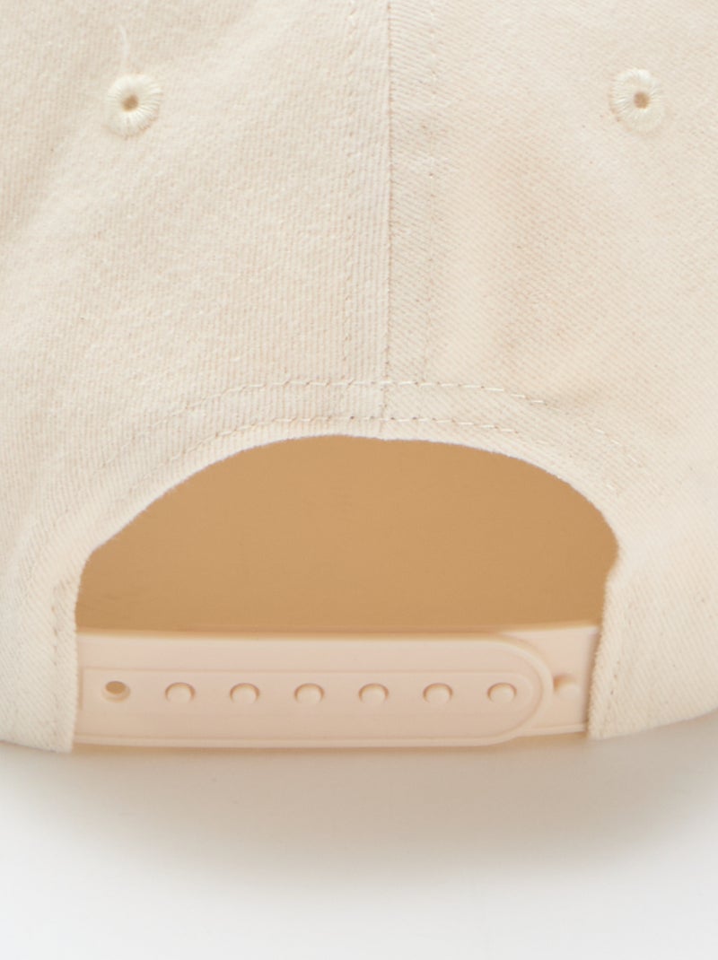 Casquette baseball en coton Beige - Kiabi