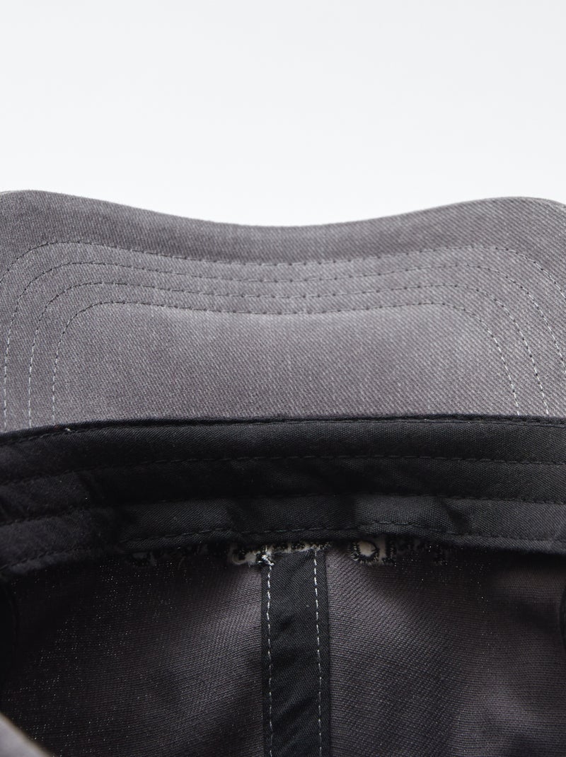 Casquette baseball en coton NOIR - Kiabi