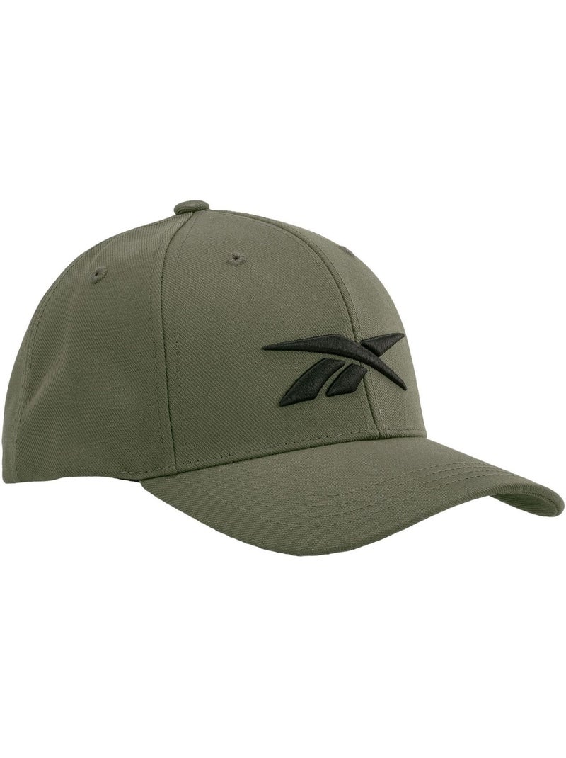 Casquette baseball en polyester avec broderie Vector Cap Reebok Vert kaki - Kiabi