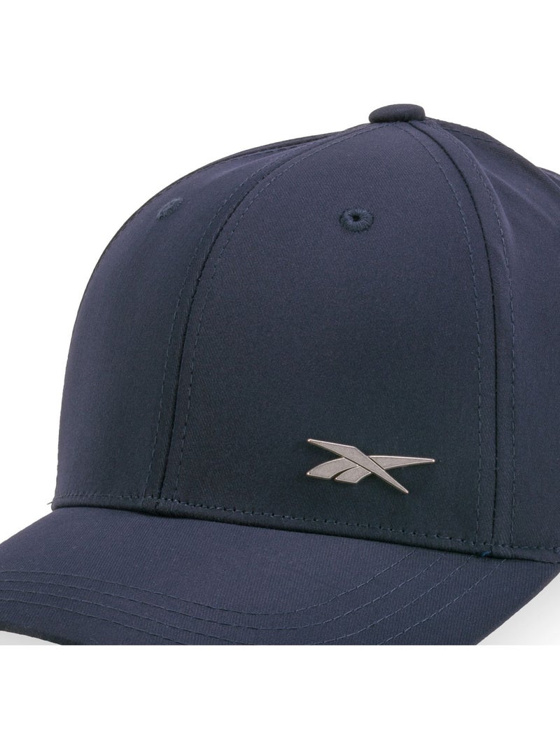 Casquette baseball en polyester avec écusson argenté Badge Cap Reebok Bleu - Kiabi