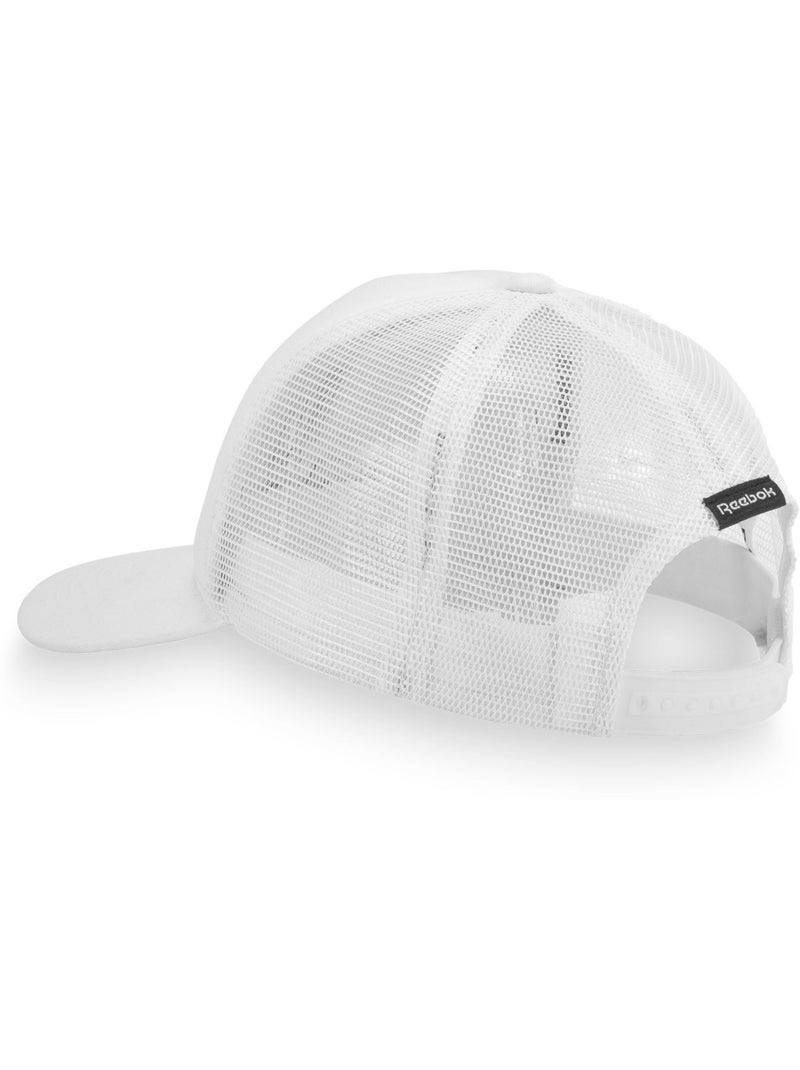 Casquette baseball en polyester avec mousse devant et filet Aero Cap Reebok Blanc - Kiabi