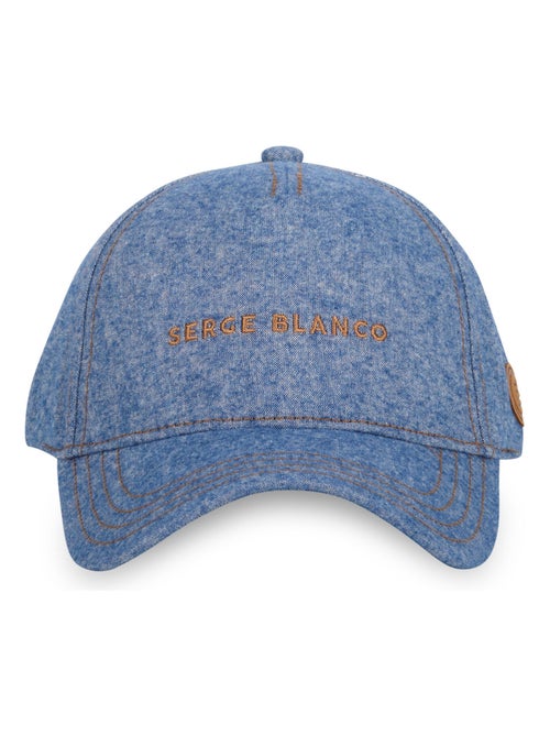 Casquette Baseball homme chambray effet denim Jean Serge Blanco - Kiabi