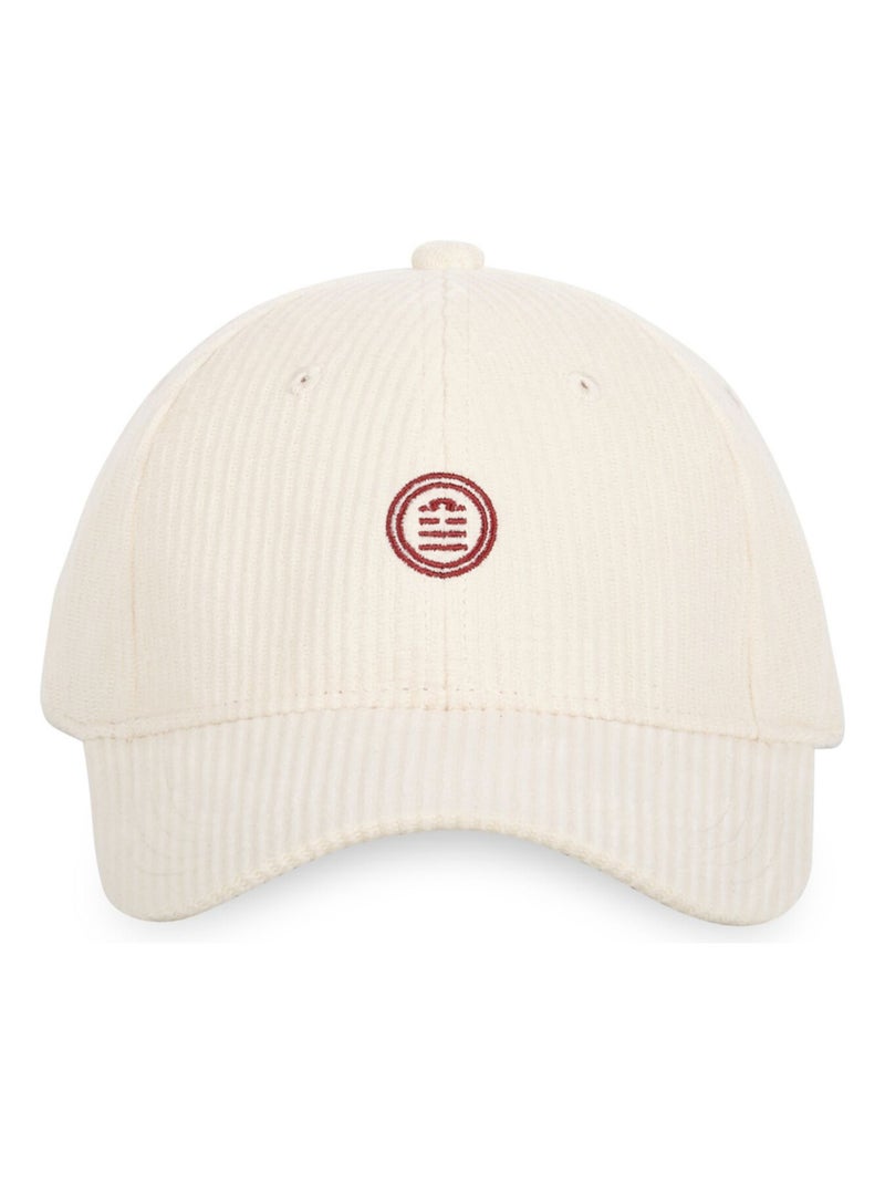 Casquette Baseball homme en velours côtelé Velvet Serge Blanco Blanc - Kiabi