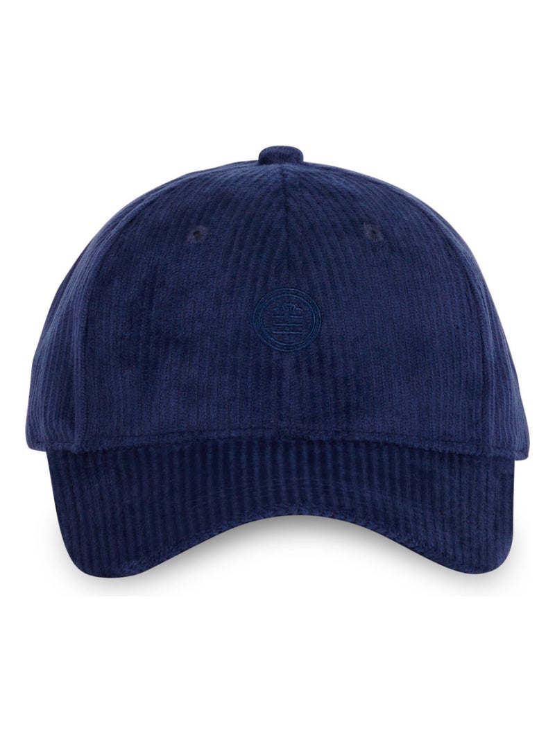 Casquette Baseball homme en velours côtelé Velvet Serge Blanco Bleu - Kiabi