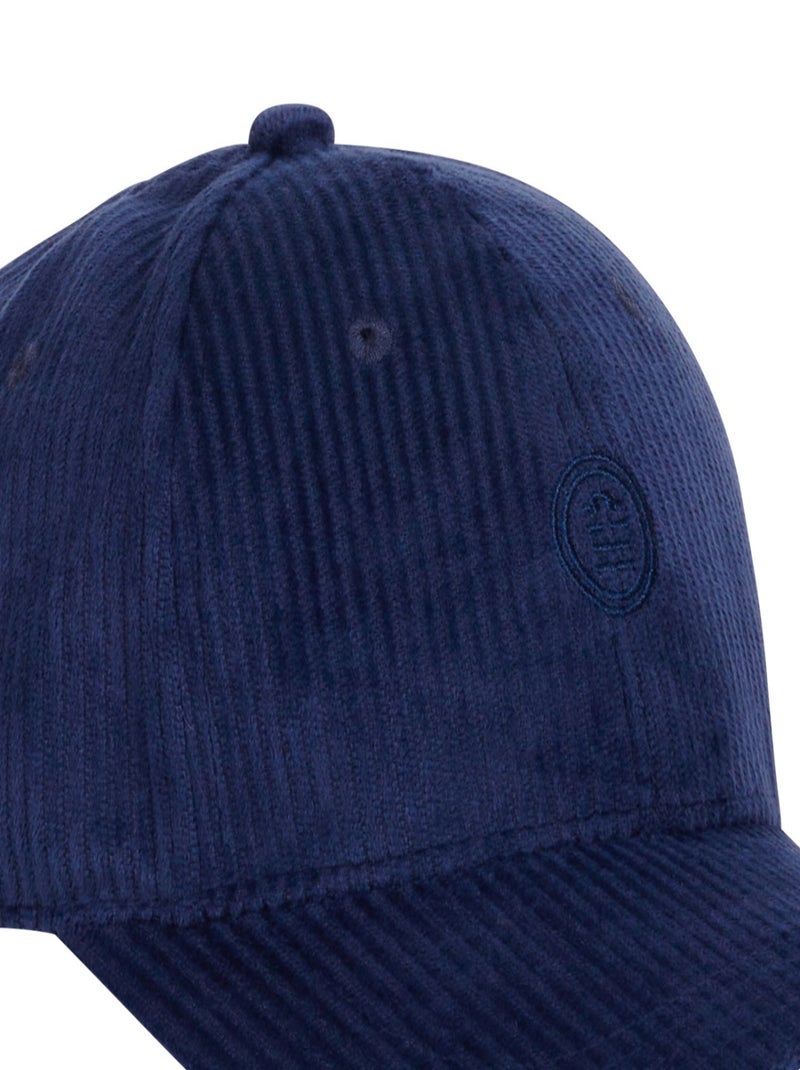 Casquette Baseball homme en velours côtelé Velvet Serge Blanco Bleu - Kiabi