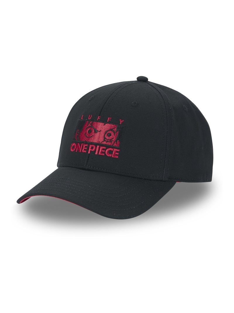Casquette baseball homme One Piece Luffy Freegun Noir Rouge - Kiabi