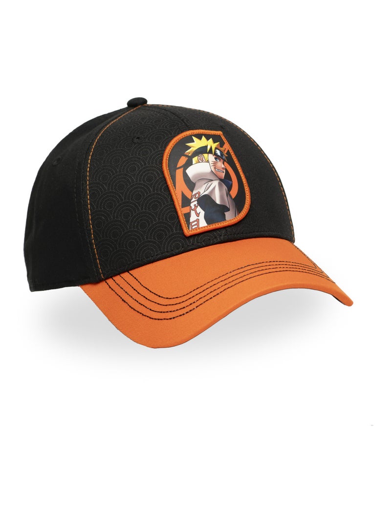 Casquette baseball Naruto Shippuden Naruto Freegun Noir Orange clair - Kiabi